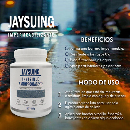 Impermeabilizante Invisible Repara-Goteras y Fisuras (Pack 2x1 - 2 Botes de 500g)